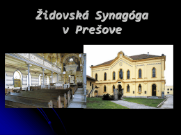 Prešovská synagóga