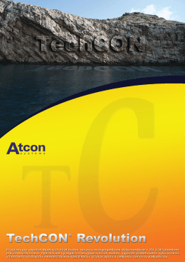 TechCON manuál Atcon systems s.r.o. 0