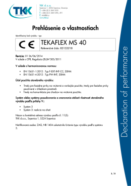 TEKAFLEX MS 40