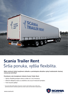 Scania Trailer Rent