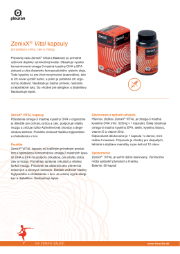 ZenixX® Vital kapsuly