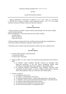 VZN č. 05/2013 o používaní obecných symbolov