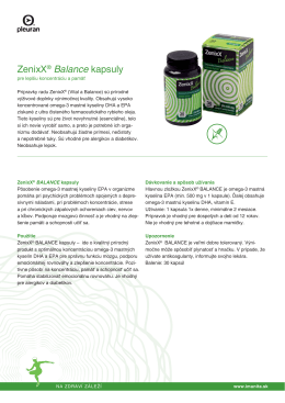 ZenixX® Balance kapsuly