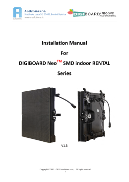 Installation Manual For DIGIBOARD Neo SMD indoor - A