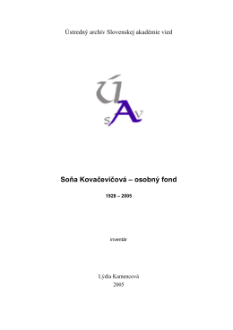 PDF súbor - Ústredný archív SAV
