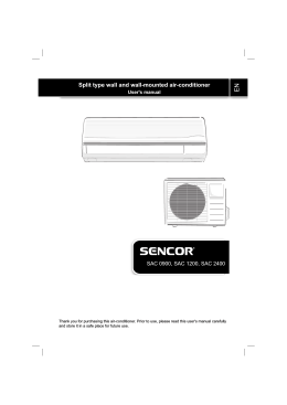 Split type wall and wall-mounted air-conditioner
