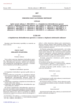 Zákon č. 650/2004 Z.z. o doplnkovom dôchodkovom