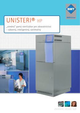 UNISTERI® HP - BMT Medical Technology sro
