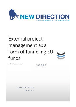 External project management as a form of funneling