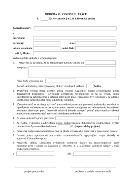 dohoda formular 2013