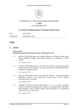 č. 653 Vláda - AukciaAs.sk
