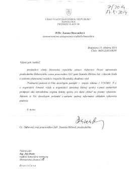 list - Odborový zväz Slovenskej akadémie vied