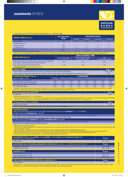 oznámenie 07/2012 - SALVE INVESTMENTS, ocp, as