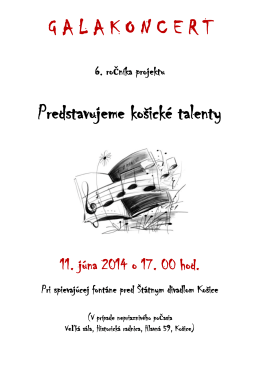 Program - 11. jún 2014