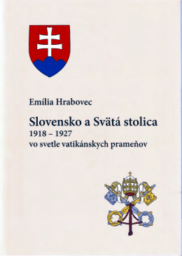Slovensko a Sväta stolica