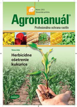 Herbicídne ošetrenie kukurice