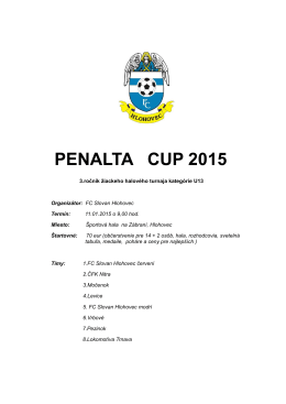 PENALTA CUP 2015