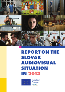 REPORT ON THE SLOVAK AUDIOVISUAL SITUATION IN 2013