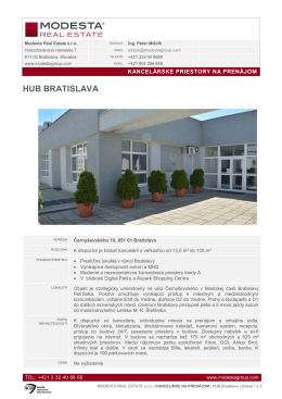 PDF - Modesta Real Estate Slovakia