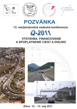 POZVÁNKA - Slovenská cestná spoločnosť