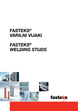 FASTEKS Varilni Vijaki / Welding Studs | KVT