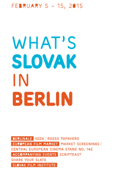 What`s Slovak in Berlin 2015 (newsletter .pdf download)
