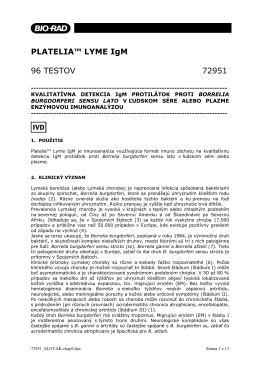 PLATELIA™ LYME IgM 96 TESTOV 72951 - Bio-Rad