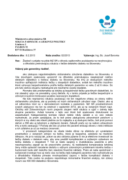 List Ministerstvu Zdravotníctva 9.2.2013 (.pdf formát)