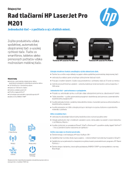 IPS Commercial MFP Datasheet M125a - HP