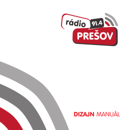 DIZAJN MANUÁL - Radio Presov