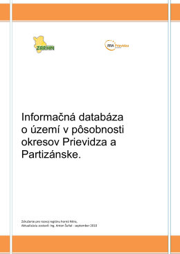 stiahnuť PDF - Združenie pre rozvoj regiónu horná Nitra