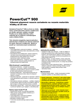 Power™ Cut 900 - zvaraciatechnika24.sk