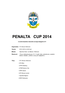 PENALTA CUP 2014