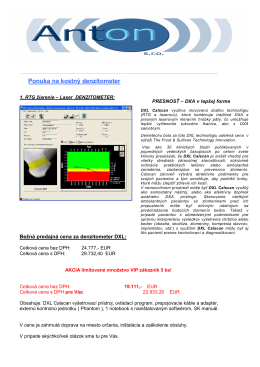 Denzitometer WEB AKCIA ponuka 122011