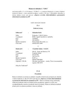 RD-el. revízie- po pripomienkovaní z MMK