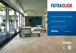 Infolist FatraClick kolekce 2012-2013