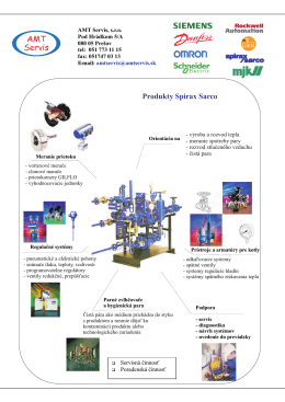 Informačný list AMT Servis