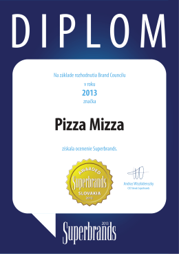 Pizza Mizza - GastroNet as