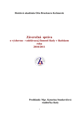 Závereč. hod.správa 2010-2011 HA OB Kežmarok