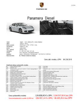 Porsche Panamera Diesel Facelift- 212350 - SKLAD