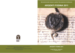Pozvánka a program - Slovenská archeologická spoločnosť