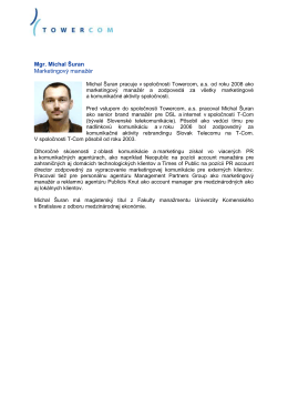 Profesional CV of Media representative (pdf)