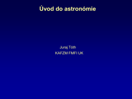 Úvod do astronómie (1)