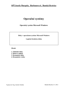 Operačné systémy Operačný systém Microsoft Windows