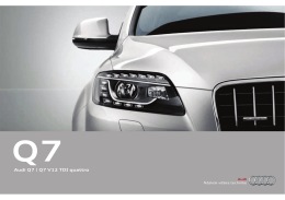 Audi Q7 | Q7 V12 TDI quattro
