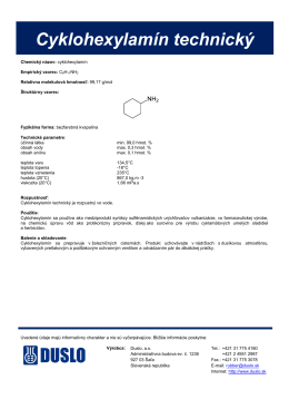Cyklohexylamín technický