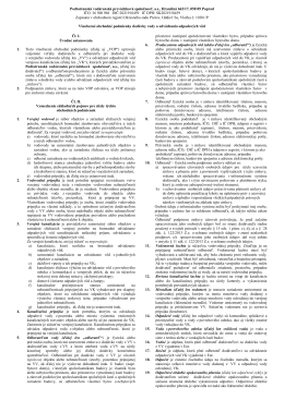 Všeobecné obchodné podmienky platné od 08.12.2014