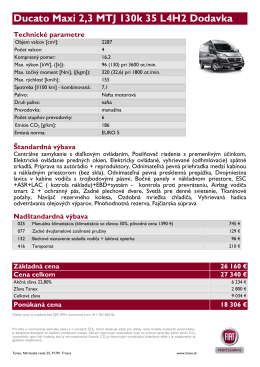 Ducato Maxi 2,3 MTJ 130k 35 L4H2 Dodavka