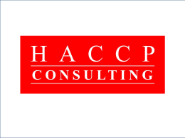 Firemná prezentácia HACCP Consulting