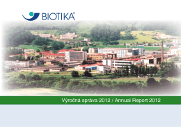 Výročná správa 2012 / Annual Report 2012 - Ako
